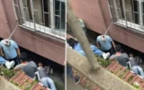 Çarşaflı kaçış faciayla bitti: Baba odaya kilitled...