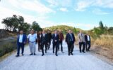 Dutlulu, Demirci’de 12 mahalleyi bağlayan yolu inc... Dutlulu, Demirci’de 12 mahalleyi bağlayan yolu inc...