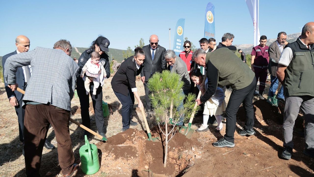 Muğla’da şehit polis Tayfun Baş anısına hatıra ormanı